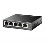 TP-Link 5-port Gigabit Easy Smart-svitsj med 4-porters PoE+ TP-Link 5-port Gigabit Easy Smart-svitsj med 4-porters PoE+