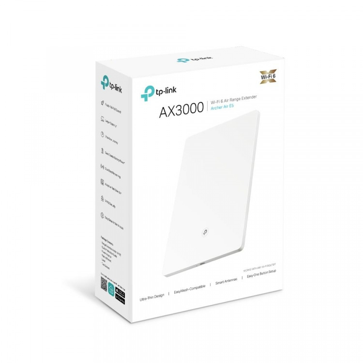 TP-Link AX3000 Dual-Band Wi-Fi 6 Air Range Extender / Archer Air E5