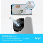 TP-Link Tapo Pan/Tilt AI Wi-Fi-kamera for hjemmesikkerhet / Tapo C225 TP-Link Tapo Pan/Tilt AI Wi-Fi-kamera for hjemmesikkerhet / Tapo C225