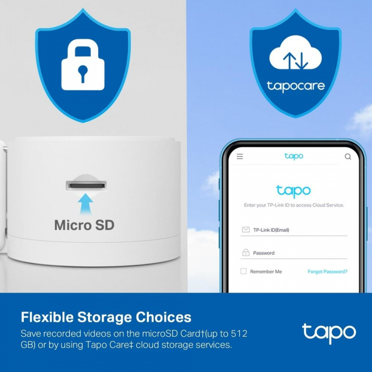 TP-Link Tapo AI Wi-Fi-kamera for hjemmesikkerhet / Tapo C125 TP-Link Tapo AI Wi-Fi-kamera for hjemmesikkerhet / Tapo C125