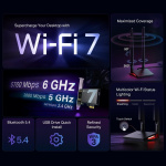 TP-Link BE9300 Tri-Band Wi-Fi 7 Bluetooth PCIe-adapter / Archer TBE550E TP-Link BE9300 Tri-Band Wi-Fi 7 Bluetooth PCIe-adapter / Archer TBE550E