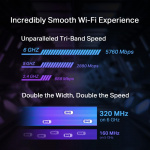 TP-Link BE9300 Tri-Band Wi-Fi 7 Bluetooth PCIe-adapter / Archer TBE550E TP-Link BE9300 Tri-Band Wi-Fi 7 Bluetooth PCIe-adapter / Archer TBE550E