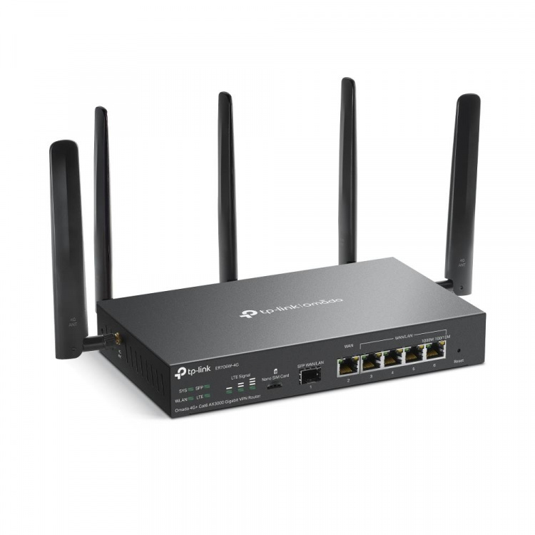TP-Link AX3000 Omada 4G+ Cat6 Gigabit VPN-ruter /ER706W-4G