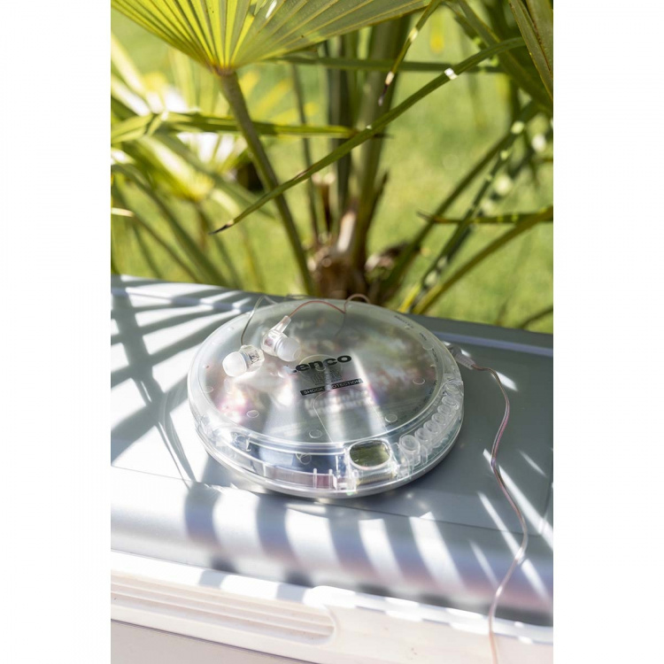 Lenco Bærbar CD-spiller med anti-sjokk Transparent