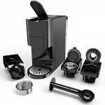 Princess Multikapselmaskin i rustfritt stål 4-i-1 249454 Automatisk Princess Multikapselmaskin i rustfritt stål 4-i-1 249454 Automatisk