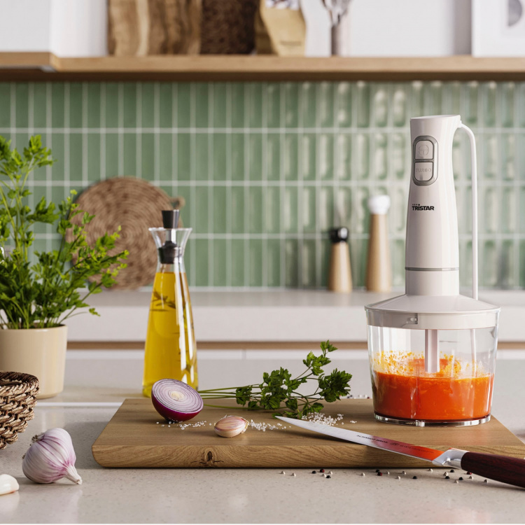 Tristar Stavmikser sett MX-4881 350 W i rustfritt stål inkl. ballongvisp, hakker Tristar Stavmikser sett MX-4881 350 W i rustfritt stål inkl. ballongvisp, hakker