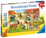 Ravensburger Glade dager i stallen 2x12p - 05178