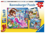 Ravensburger Sjarmerende havfruer 3x49p - 08063