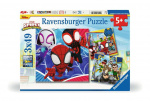 Ravensburger Puslespill Spideys eventyr 3x49p
