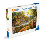 Ravensburger Puzzle Cottage ved elven 500p (12000218)