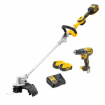 DeWalt 18V 2-PAK DCMST561, DCD791 2X5AH trimmer og boremaskin