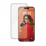 PanzerGlass Skjermbeskytter iPhone 15 Pro - Ultra-Wide Fit m. EasyAligner