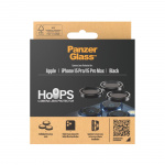 PanzerGlass Hoops kameralinsebeskytter iPhone 15 Pro - 15 Pro Max - Svart metall