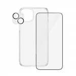 PanzerGlass Apple Iphone 15 Plus 6,7 Ultra Wide Fit-pakke + Picture Perfect + Hardcase med D30