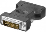 Goobay Analog DVI-I/VGA-adapter, DVI-I-plugg Dual Link (24 + 5 pinner) > VGA-kontakt (15-pinners)