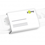 Goobay Strømkabel for utendørs bruk, 25 m, svart jordet hybridplugg (type E/F, CEE 7/7) > jordet stikkontakt (type F, CEE 7/3)