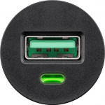 Goobay Hurtigladende USB-billader (18 W) 18 W maks. 2,4 A (12/24 V) 1x USB QC 3.0