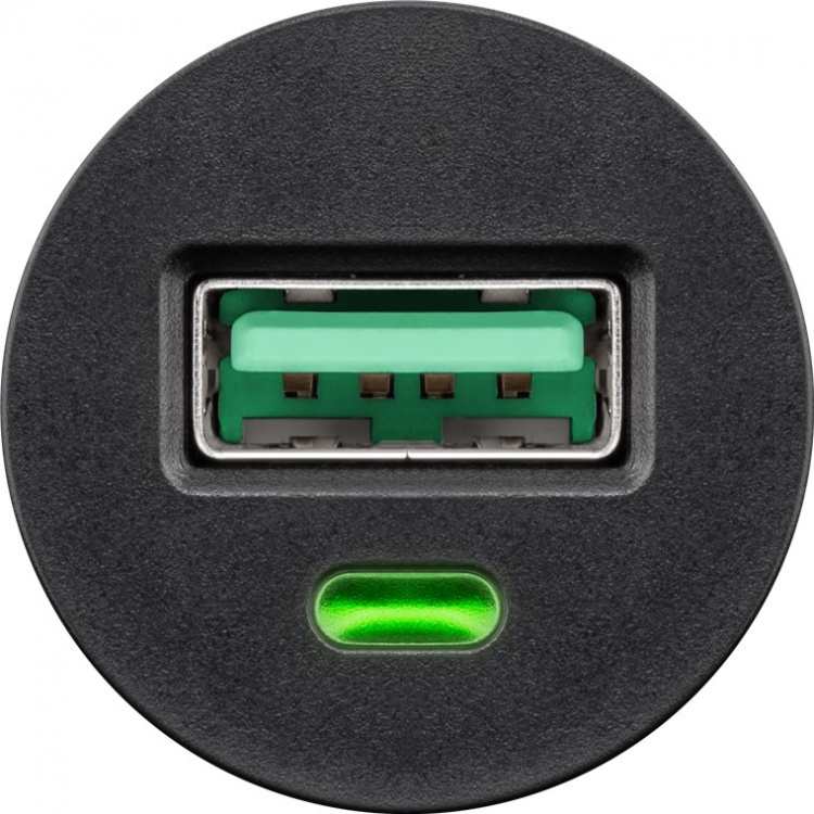 Goobay Hurtigladende USB-billader (18 W) 18 W maks. 2,4 A (12/24 V) 1x USB QC 3.0