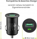 Goobay Hurtigladende USB-billader (18 W) 18 W maks. 2,4 A (12/24 V) 1x USB QC 3.0