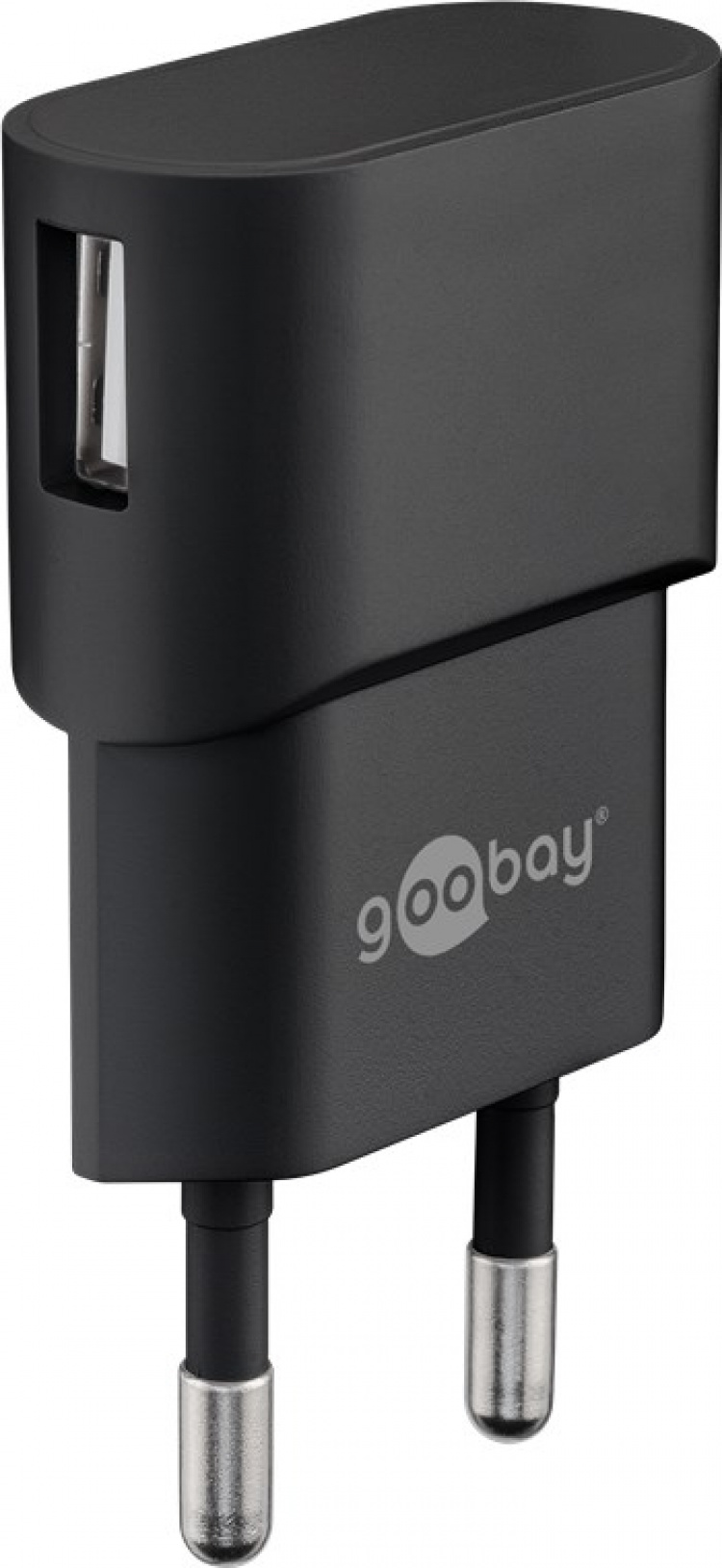 Goobay Micro-USB-ladesett (5 W) Strømforsyning med Micro-USB-kabel 1 m (svart)