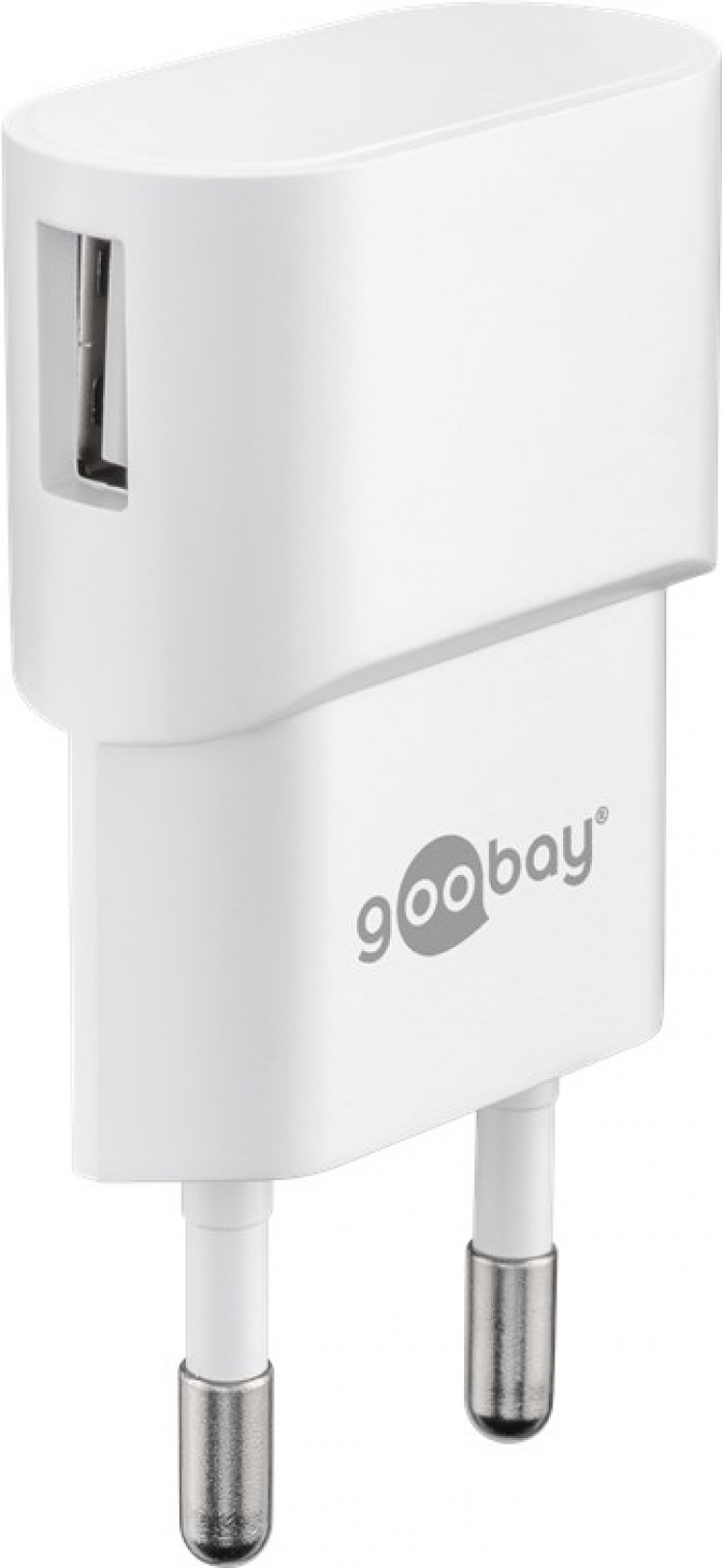 Goobay USB-C™ Dual Charging Kit (5 W) Strømforsyning med USB-C™-kabel 1 m (hvit)