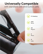 Goobay Batteritester for standardbatterier