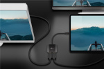 Goobay USB-C™ til 2x DisplayPort™-adapter utvider én USB-C™-port med to DisplayPort™-porter