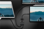 Goobay USB-C™ til 2x HDMI™-adapter utvider én USB-C™-port med to HDMI™-porter