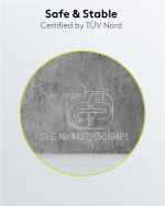 Goobay Veggbrakett i aluminium for parabolantenne, avstand til vegg 450 mm Veggbrakett av høy kvalitet for parabolantenne laget av rustfritt og værbestandig aluminium