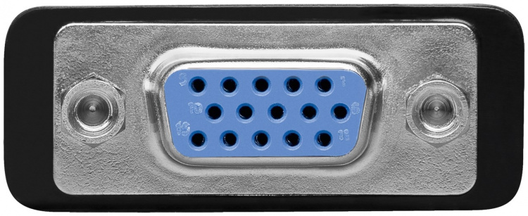 Goobay Analog DVI-I/VGA-adapter, gullbelagt DVI-I-plugg Dual Link (24 + 5 pinner) > VGA-kontakt (15-pinners)