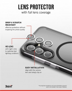 3SIXT 4in1 Protection Bundle mobilskall, skjermbeskytter, kamerabeskytter og stressfri applikator, kompatibel med Samsung Galaxy S24+, gjennomsiktig 3SIXT 4in1 Protection Bundle mobilskall, skjermbeskytter, kamerabeskytter og stressfri applikator, kompatibel med Samsung Galaxy S24+, gjennomsiktig