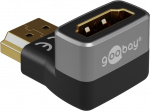 Goobay HDMI™ vinkeladapter 270° vertikal, 8K/60Hz HDMI™-kontakt (type A) > HDMI™-kontakt (type A) 270°