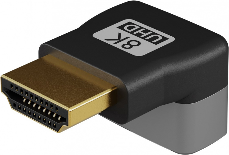 Goobay HDMI™ vinkeladapter 270° vertikal, 8K/60Hz HDMI™-kontakt (type A) > HDMI™-kontakt (type A) 270°