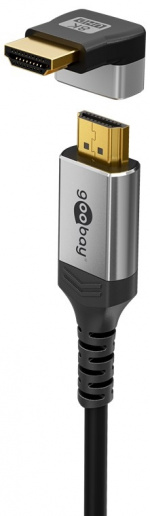 Goobay HDMI™ vinkeladapter 270° vertikal, 8K/60Hz HDMI™-kontakt (type A) > HDMI™-kontakt (type A) 270°