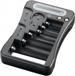 Goobay Batteritester med LCD-display for standard- og fotobatterier og alle vanlige knappceller