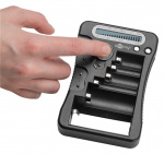 Goobay Batteritester med LCD-display for standard- og fotobatterier og alle vanlige knappceller