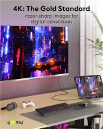 Goobay USB-C™-kabel, USB 3.2, 60 W, 10 Gbit/s, Power Delivery, 0,5 m USB-C™-kontakt > USB-C™-kontakt