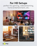 Goobay USB-C™-kabel, USB 3.2, 60 W, 5 Gbit/s, Power Delivery, 3 m USB-C™-kontakt > USB-C™-kontakt