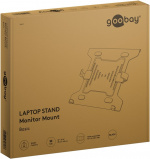 Goobay Laptop-feste for monitorarm, svart, for bærbare datamaskiner fra 10 til 15,6 tommer (25 - 40 cm), maks. 4,5 kg, for montering på en skjermbrakett Goobay Laptop-feste for monitorarm, svart, for bærbare datamaskiner fra 10 til 15,6 tommer (25 - 40 cm), maks. 4,5 kg, for montering på en skjermbrakett