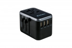 Verbatim Universal reiseadapter UTA-04 PD61W/QC / 3xUSB / 2xType-C Verbatim Universal reiseadapter UTA-04 PD61W/QC / 3xUSB / 2xType-C