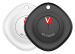 Verbatim My Finder Bluetooth-sporingsenhet, svart/hvit (2-pk) Verbatim My Finder Bluetooth-sporingsenhet, svart/hvit (2-pk)
