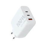 Xtorm 100 W GaN2 Ultra hjemmelader 2xUSB-C/USB-A Hvit Xtorm 100 W GaN2 Ultra hjemmelader 2xUSB-C/USB-A Hvit