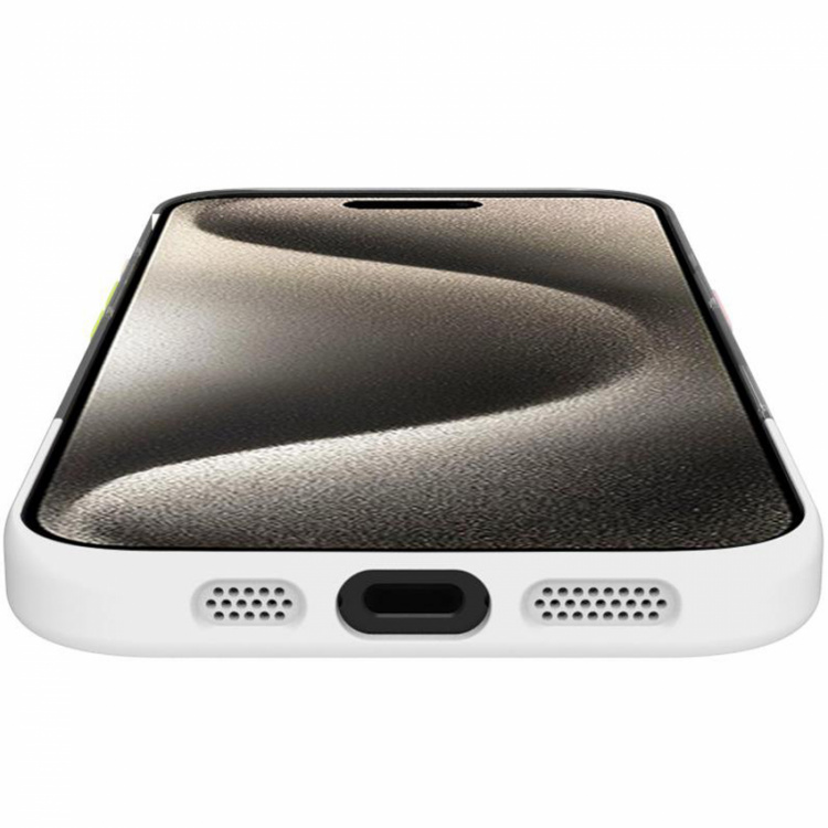 Celly Magdual MagSafe-kompatibelt skall iPhone 16 Hvit + gjennomsiktig Celly Magdual MagSafe-kompatibelt skall iPhone 16 Hvit + gjennomsiktig