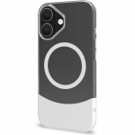Celly Magdual MagSafe-kompatibelt skall iPhone 16 Hvit + gjennomsiktig Celly Magdual MagSafe-kompatibelt skall iPhone 16 Hvit + gjennomsiktig