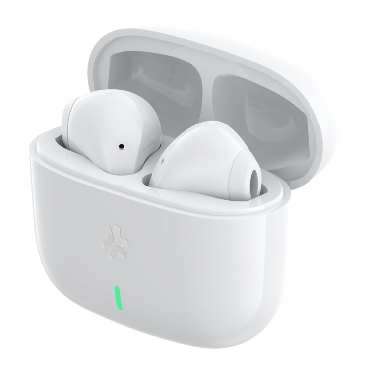 Celly Tips1 True Wireless Bluetooth-hodetelefoner Drop/In-Ear White