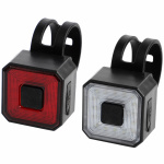 Atom Oppladbare sykkellys Square 50 lm