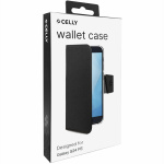 Celly Wally Wallet Wallet-etui Galaxy S24 FE Svart