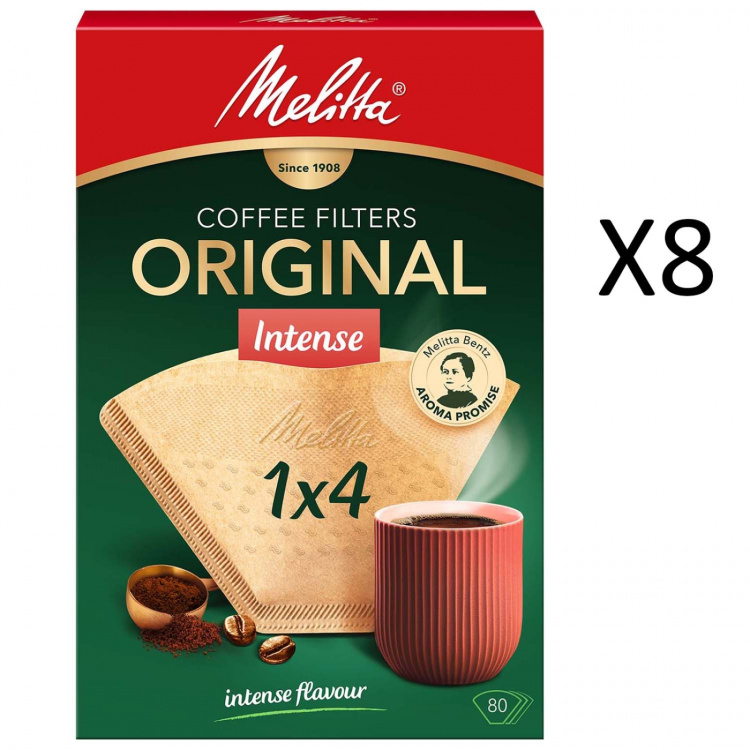Melitta Kaffefilter Gourmet Intense 1X4 80P 8stk DFP