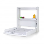 Babytrold Stellebord for vegg inkl. madrass Hvit