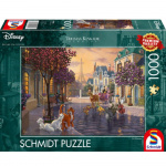 Schmidt Thomas Kinkade: Disney - Aristokattene (1000 brikker) (SCH6903) Schmidt Thomas Kinkade: Disney - Aristokattene (1000 brikker) (SCH6903)